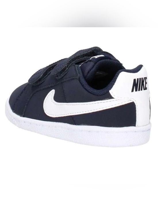 Nike Other - NIKE | Baby Navy and White Court Royale Velcro Sneakers